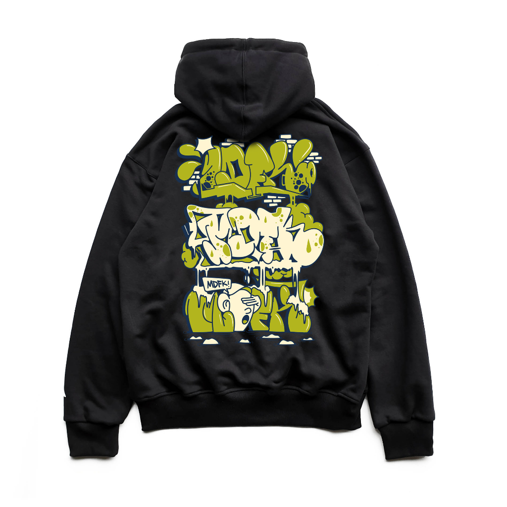 Triple MDFK HOODIE | Graffiti | Original | Oversize HOODIE 100% ...