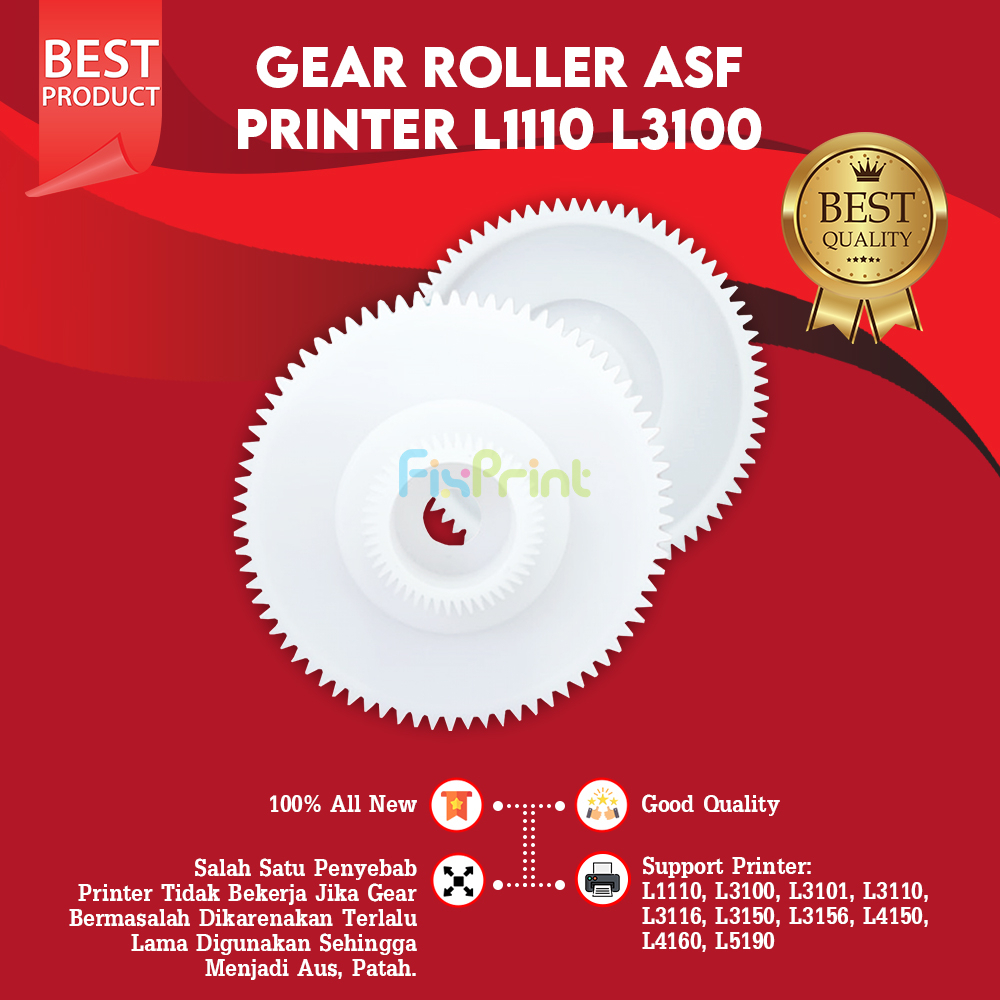 Gear Roller ASF L3110 L3150 L1110 Gear Roller Epson L1210 L3210 ...
