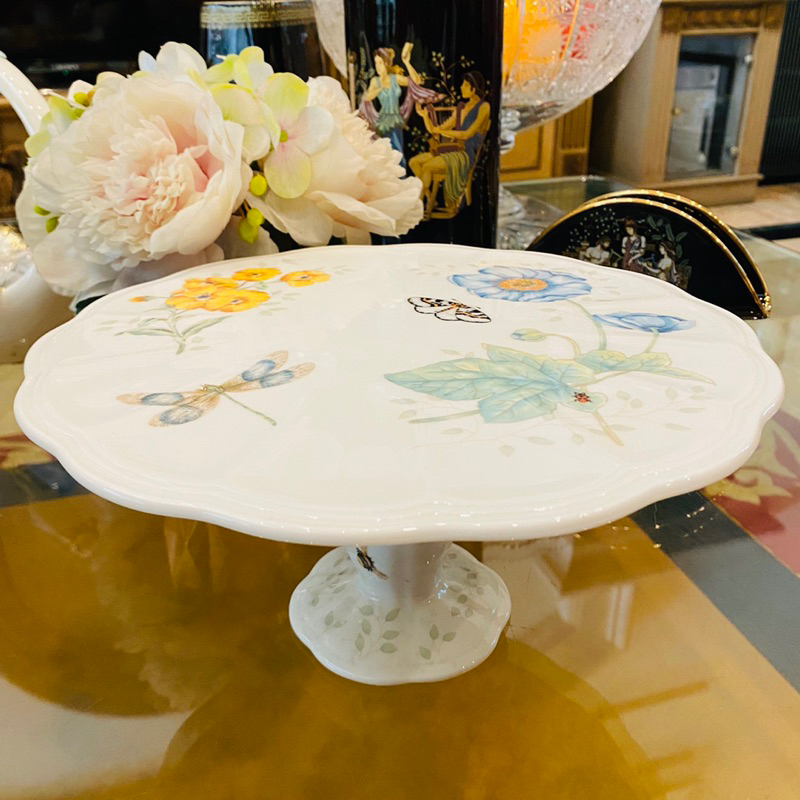 Lenox cake stand best sale