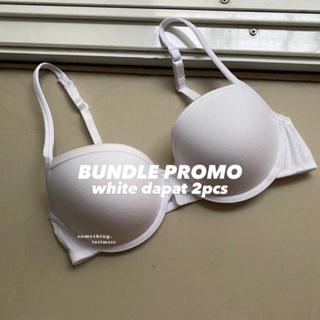 READY STOCK] Flower Lace Demi /Half Cup Wired Bra/ Coli Separuh Cawan Renda  Bunga (36-42) Cup B