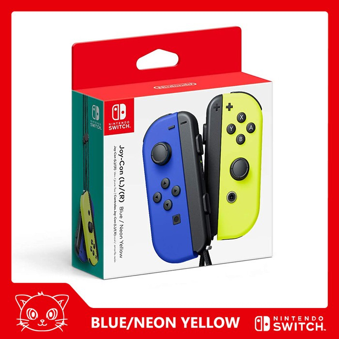 Nintendo Switch Joycons (Blue and offers Neon Yellow)