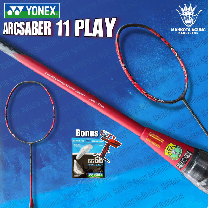 Yonex ARCSABER 11 PLAY ORIGINAL HEAD HEAVY badminton Racket Complete
