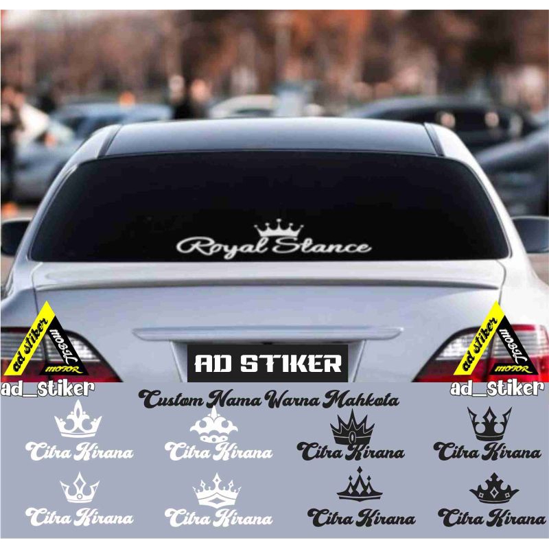 0135 CUSTOM Car Glass Sticker Name Like Like CUTTING Sticker Shopee