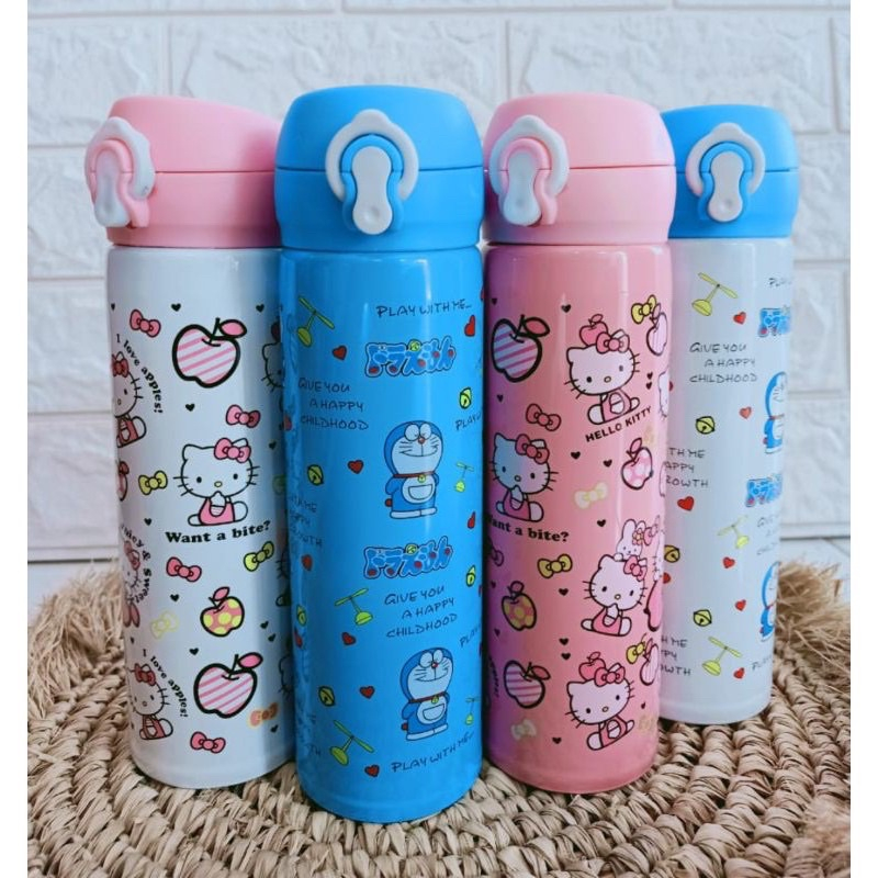 TERMOS Thermos Button Thermos Hello Kitty Doraemon Character 500ml ...