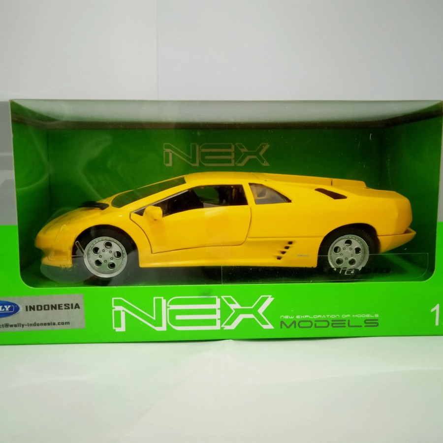 REPLIKA Diecast Car Lamborghini Diablo Welly 1:24 Scale Miniature Car ...