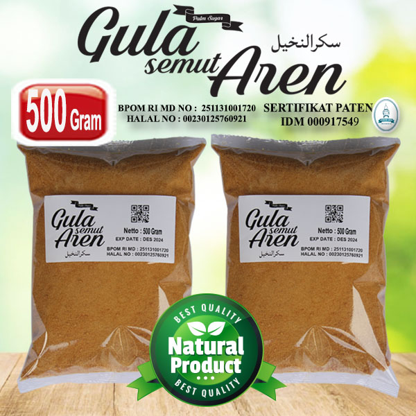 Pondok Aren Original Palm Sugar Ant Palm Sugar Powder 500 Grams ...