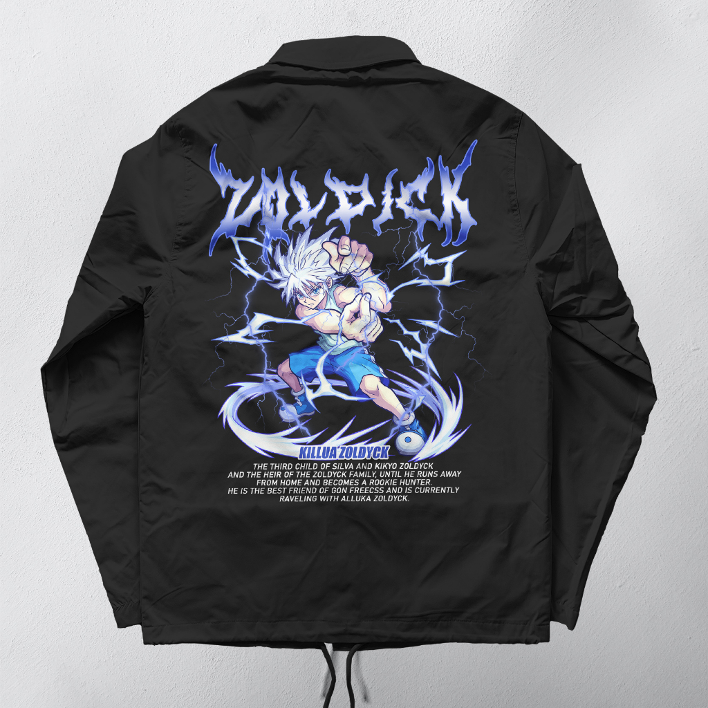 Hunter x Hunter Killua Zoldyck Anime Coach Jacket | Shopee Malaysia