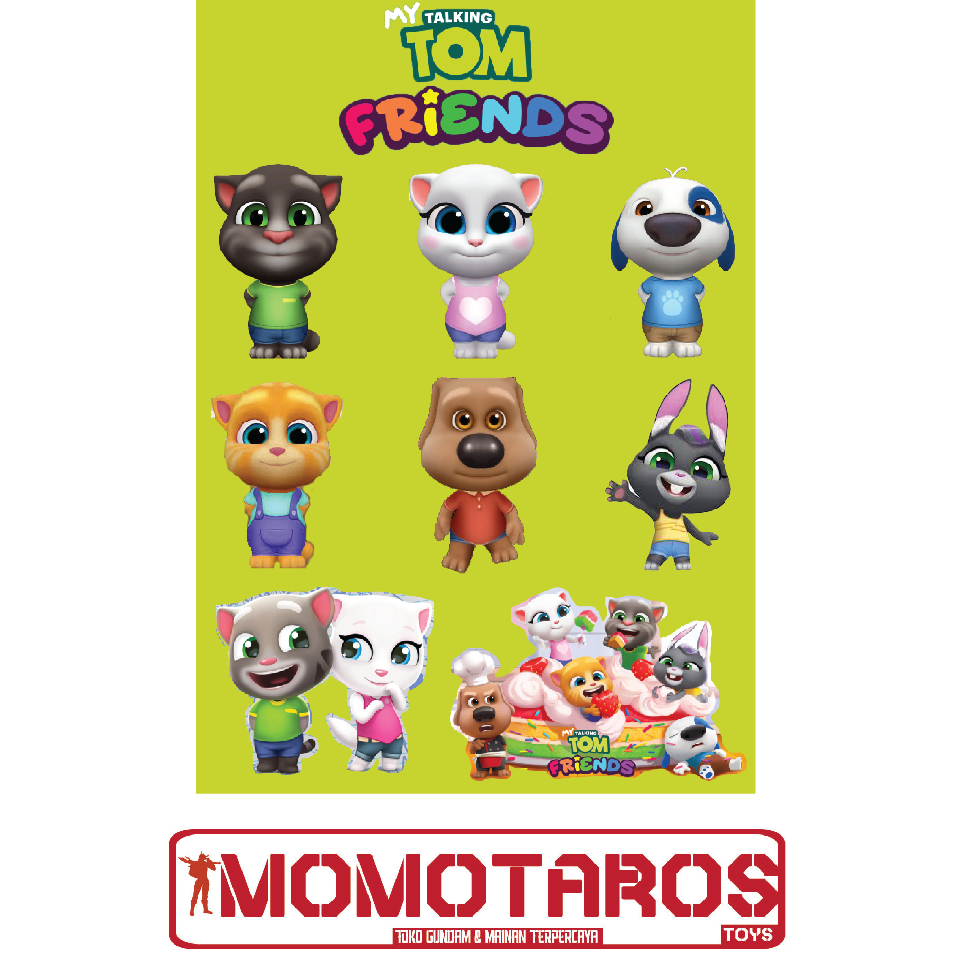 Talking Tom Friends Mini waterproof Sticker 1 pc | Shopee Malaysia