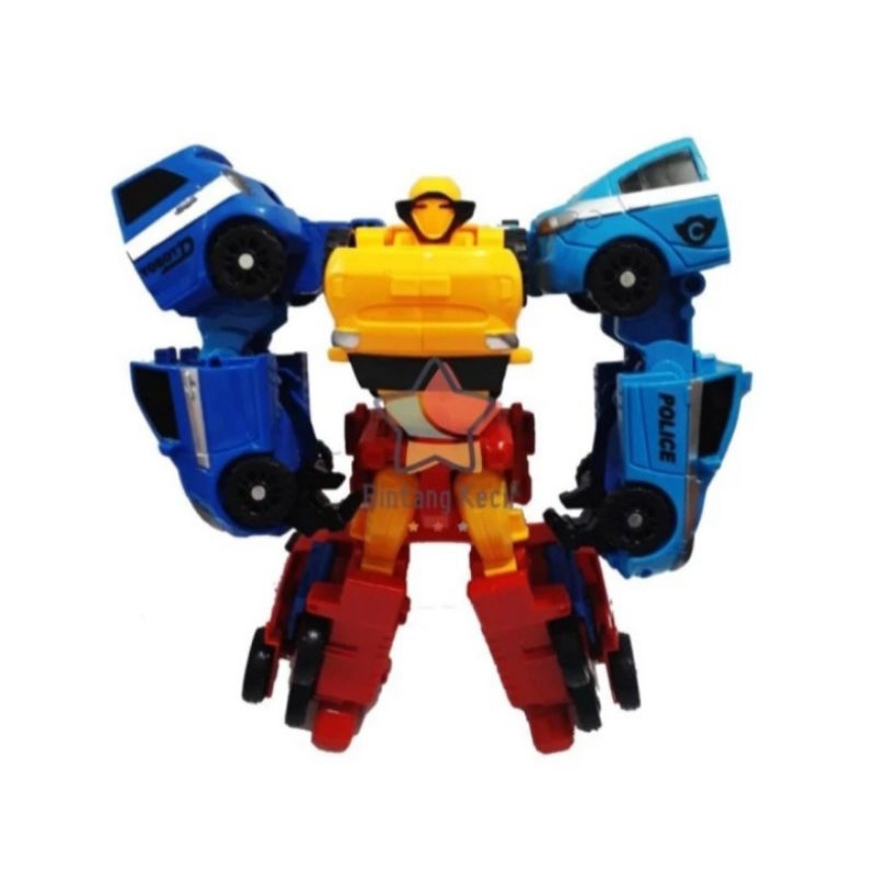 Tobot Quatran Toys/Tobot Transformer Toys 4 in 1 | Shopee Malaysia