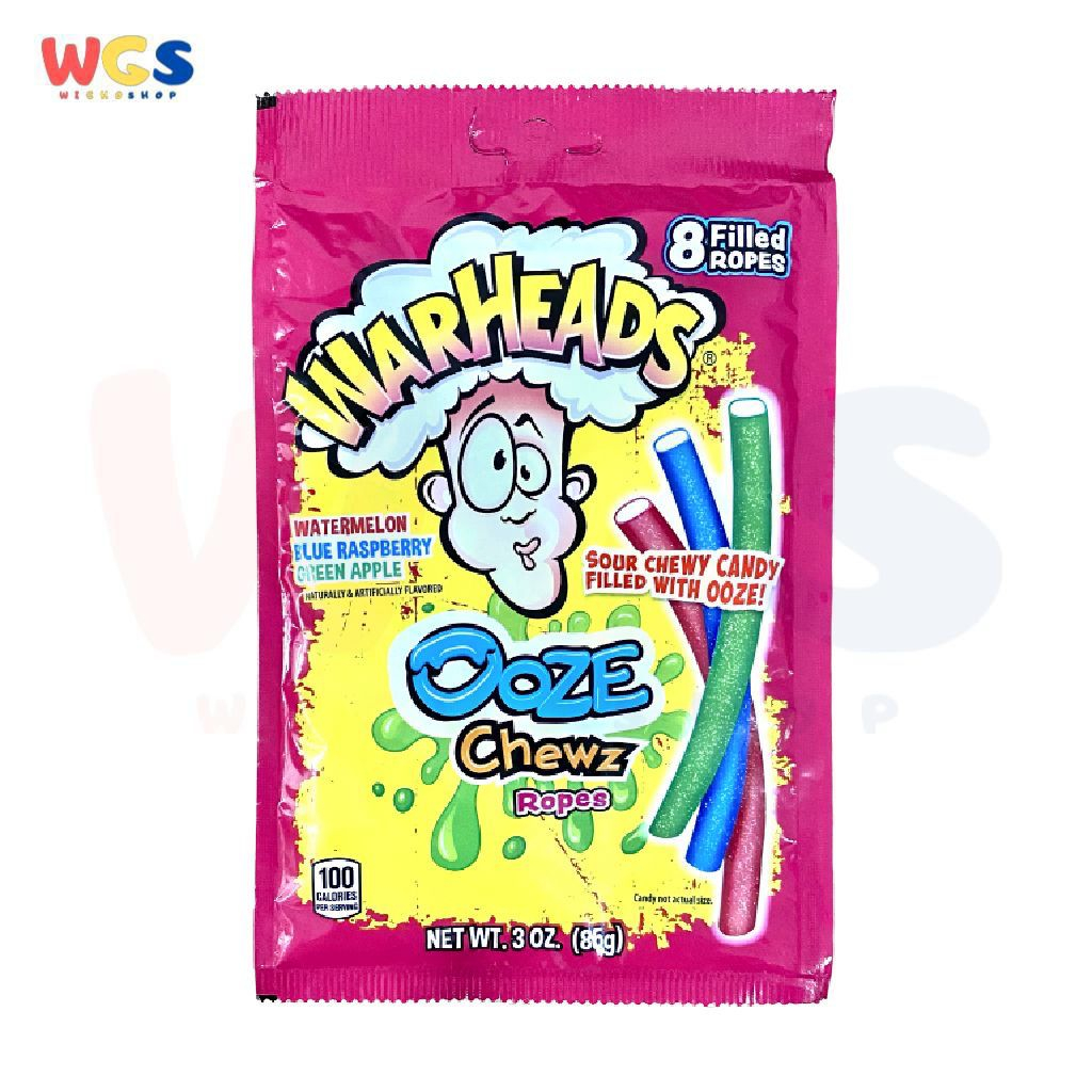 Warheads Sour Chewy Candy Filled With Ooze Fruit Flavor 8 Filled 85g Shopee Malaysia