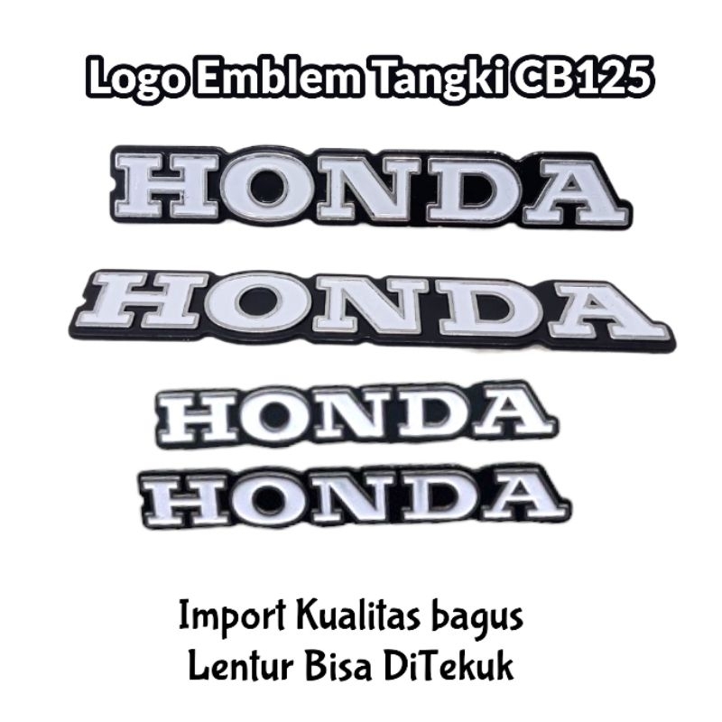 Honda Cb125 Tank Tank Logo Emblem Shopee Malaysia