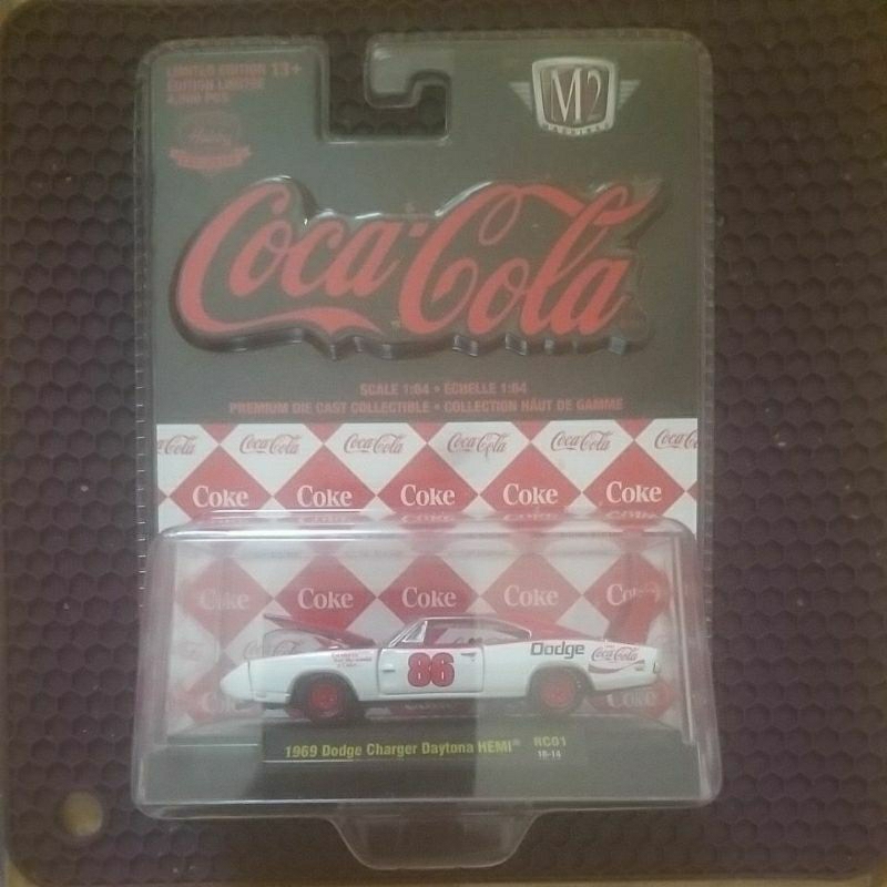 M2machines Coca Cola Dodge Charger Daytona Hemi (open hood) | Shopee ...