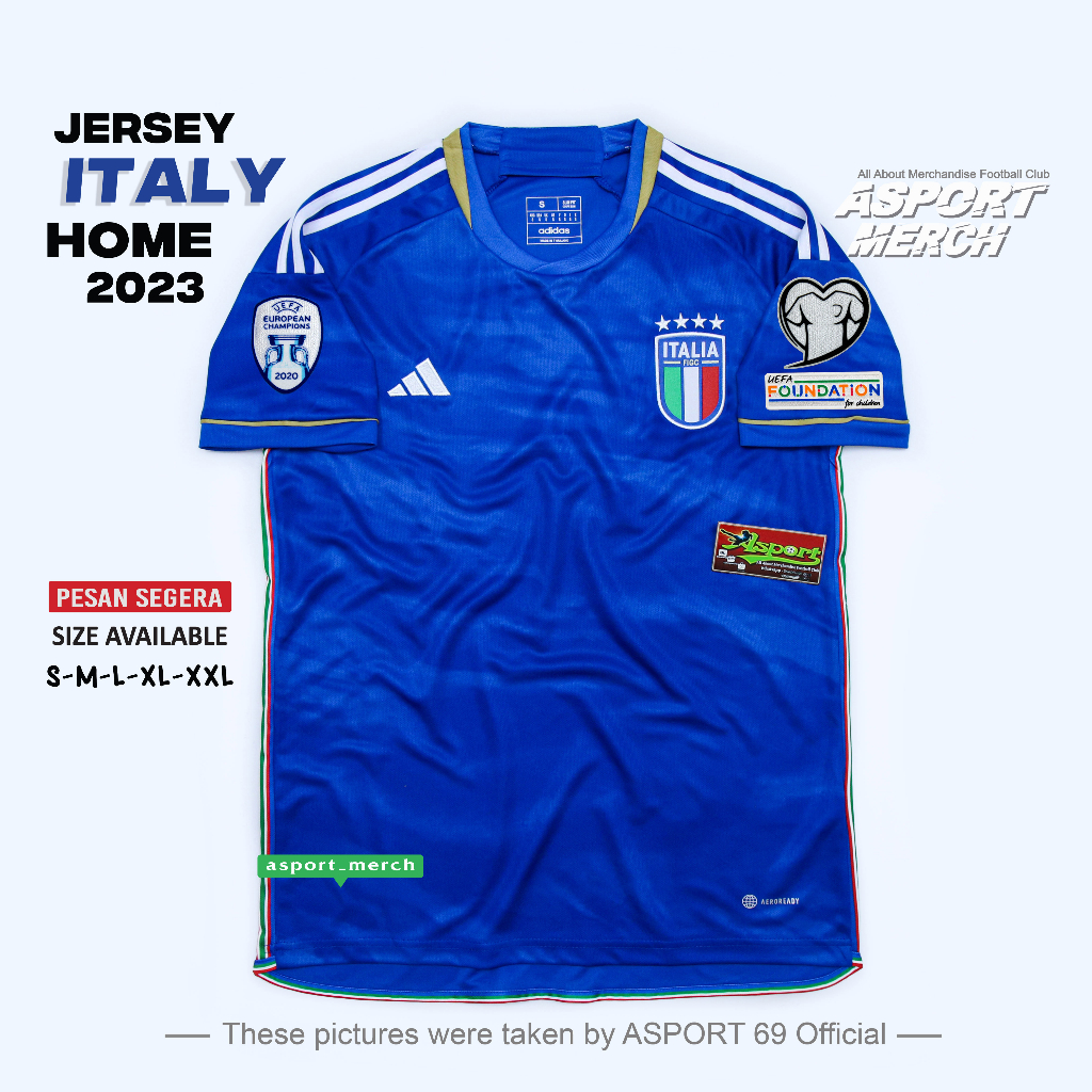 Italy Football JERSEY HOME NEW 2023 2024 JERSEY ITALY HOME 23 24 IMPORT Shopee Malaysia