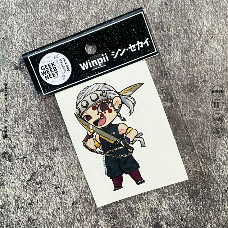 Uzui Tengen Anime Demon Slayer Stickers | Shopee Malaysia