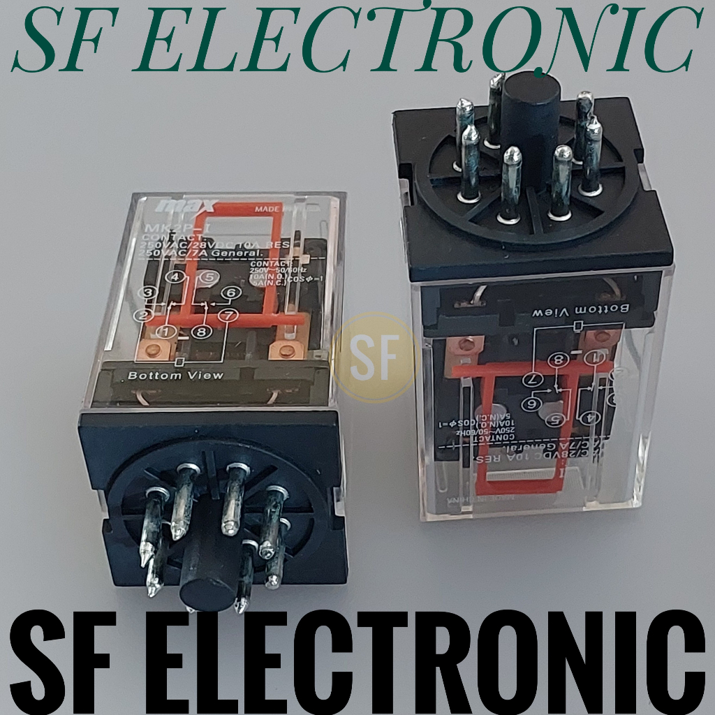 Relay Relay Relay 220VAC 8Pin Round Leg | Shopee Malaysia