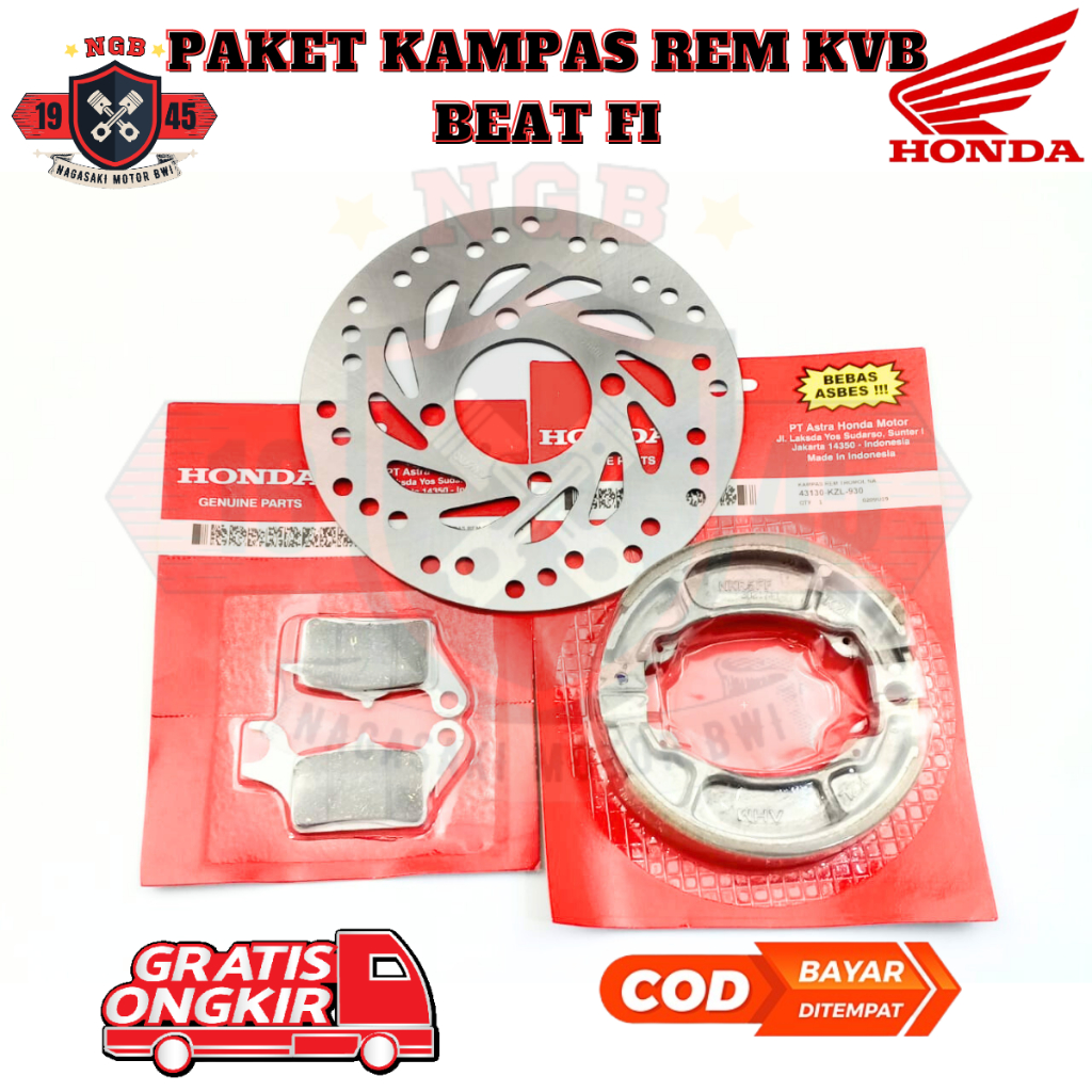 Honda Beat Brake Pads - Beat Fi Front Brake Pads - Brake Pads Front ...