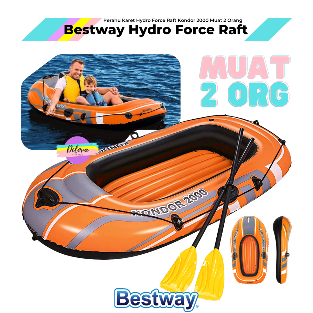 Bestway Hydro Force Raft Kondor 2000 1000 Ship Inflatable Boat Wind 2 ...