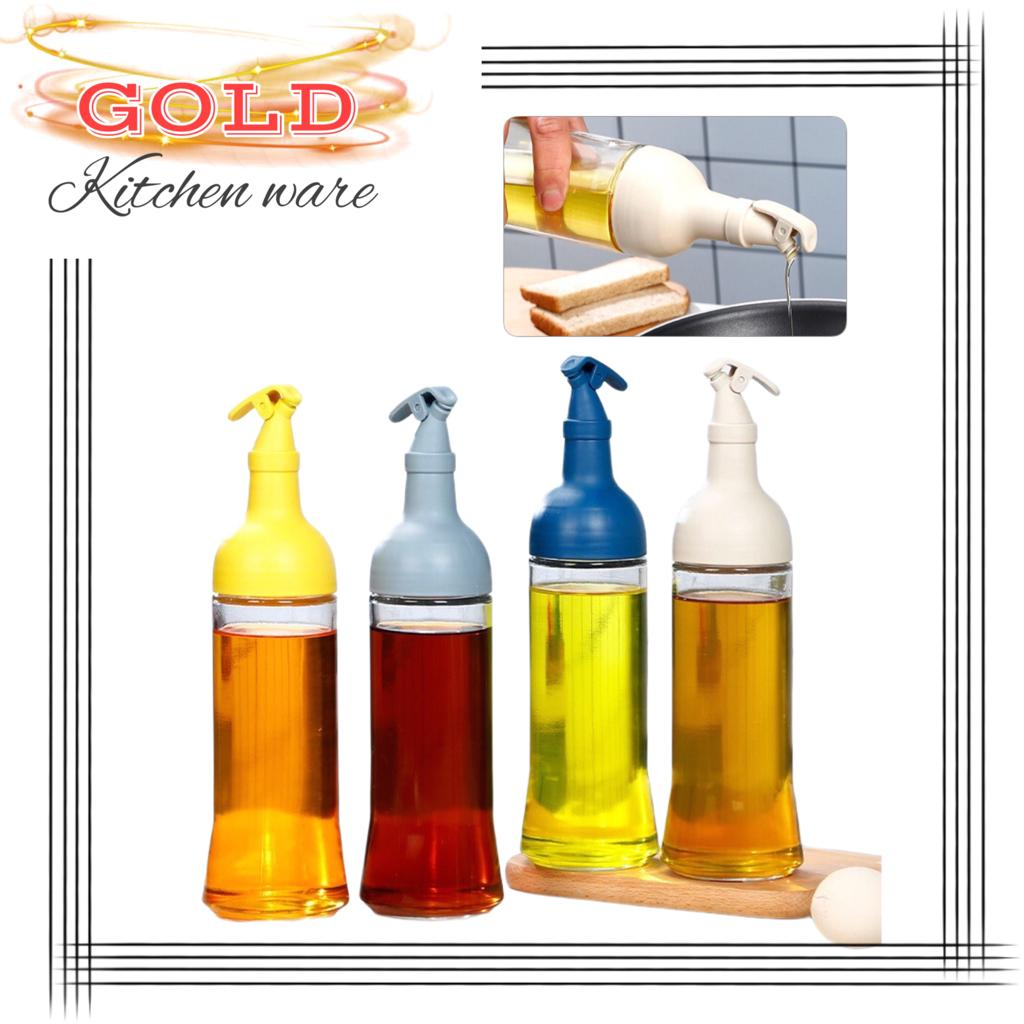 G834 Glass Oil Bottle 500ml Glass Oil Bottle Dispenser Pourer Aesthetic ...