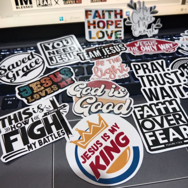 Christian Motorcycle Car Sticker Sticker Waterproof Sticker | Shopee ...
