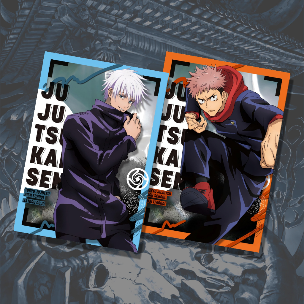 Poster Collection A3 Anime Jujutsu Kaisen B - Itadori Fushiguro ...