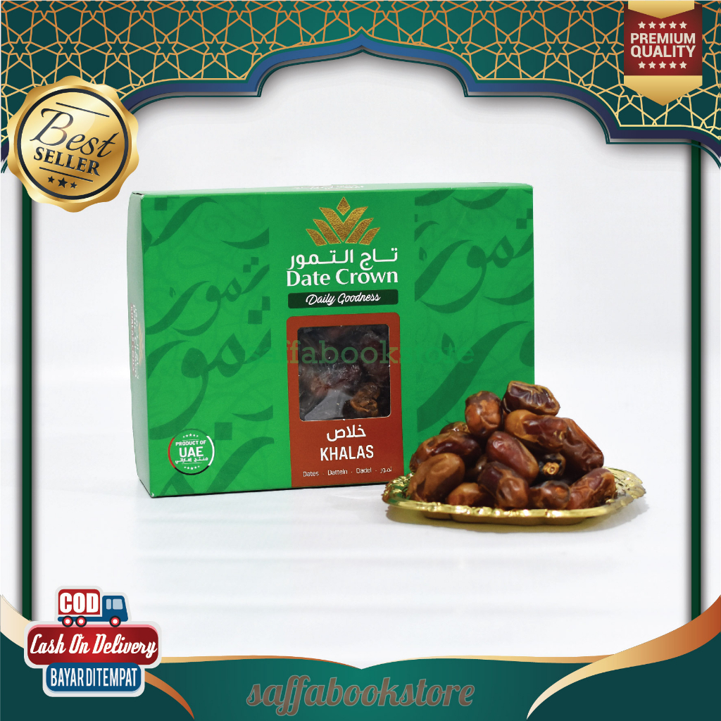 Date Crown Date Exp 2024 Khalas Dates 1kg Packaging Open Top Original ...