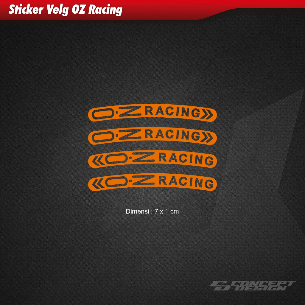 OZ Racing Rim Sticker | Shopee Malaysia