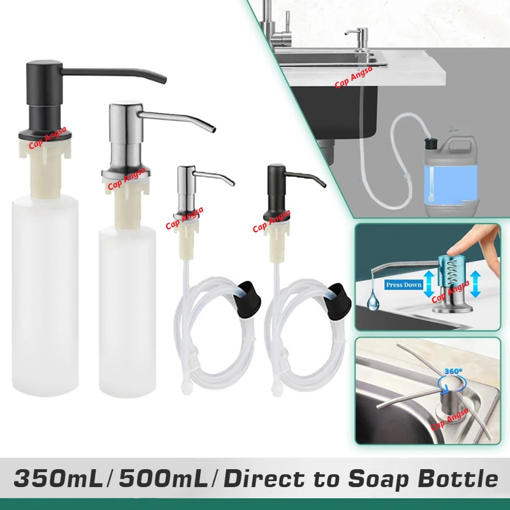 Dishwashing LIQUID DISPENSER PUMP 350 500 DIRECT SOAP BOTTLE KITCHEN