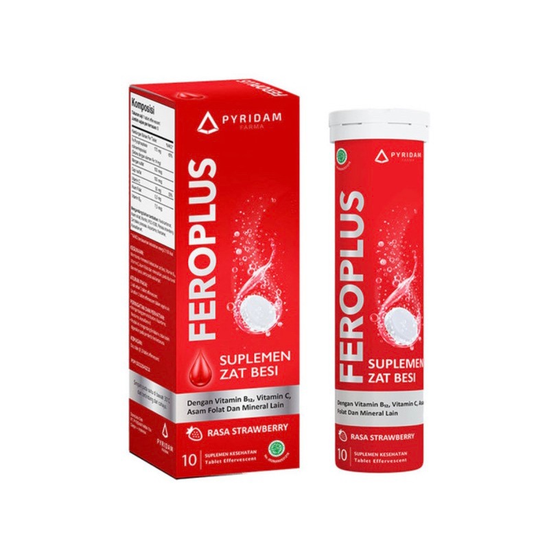 Feroplus effervescent 10 Tablets multivitamin Blood Enhancer