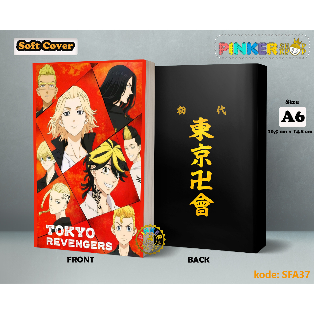 (SFA37) Pocket Note Anime TOKYO REVENGERS Softcover A6/A5 Notebook ...