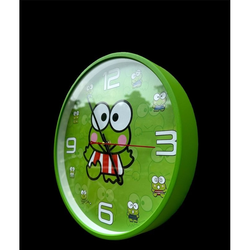 HIJAU Big Wall Clock Cute Green cropy Picture Green Wall Clock | Shopee ...