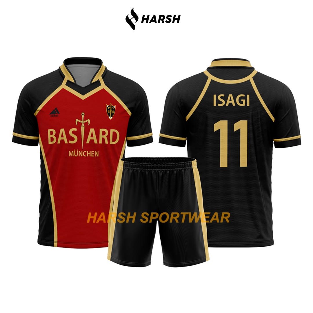 Jersey Anime Blue Lock Bastard Munchen Cosplay Ball Manga Custom Name