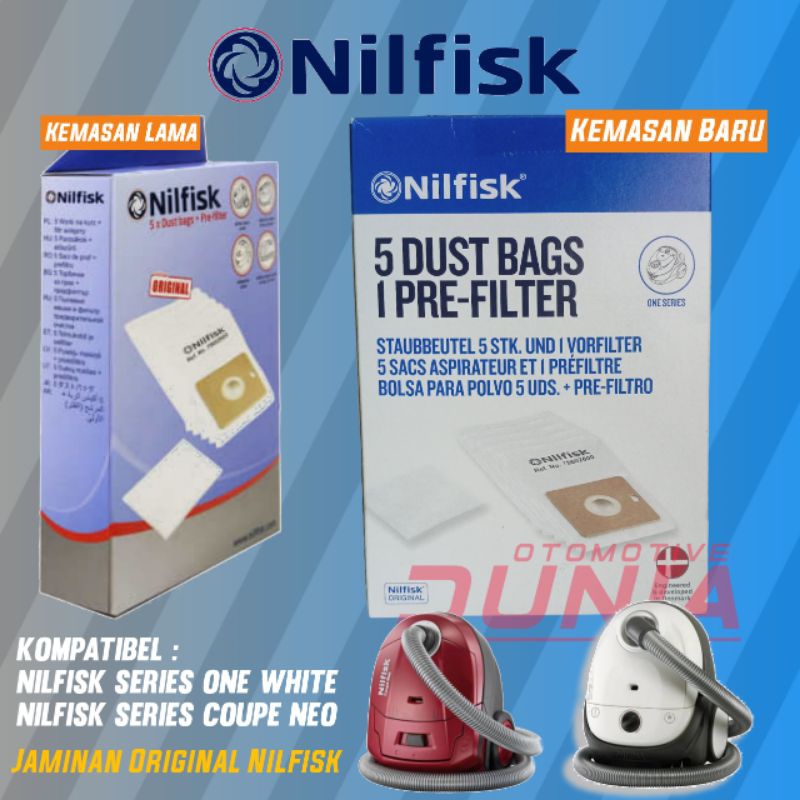 Nilfisk Dust Bag Vacuum Cleaner Nilfisk Coupe Neo & Nilfisk One ORI