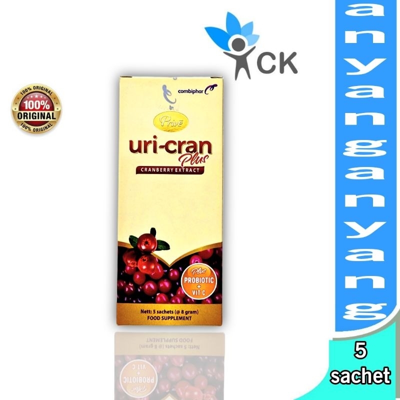 Prive URICRAN PLUS BOX Of 5 Sachets Relieve Urinary Tract Infections