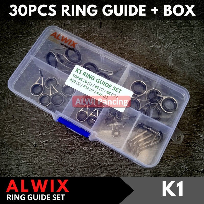 30pcs RING GUIDE+BOX Spare Parts Lumos Joran [ALWIX] | Shopee Malaysia