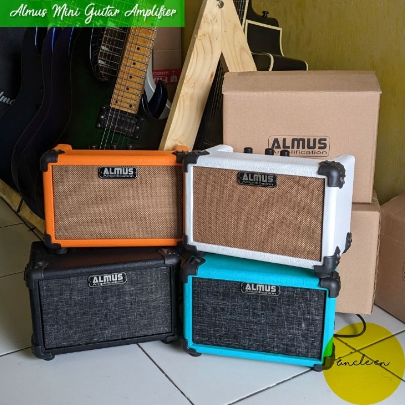 Almus Mini Guitar Amplifier The Mini Electric Guitar Amp Is Distorted