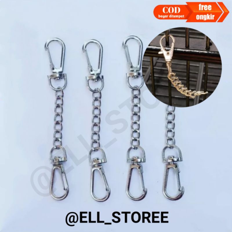 Picture of Bird Cage Door Safety Lock Chain | Shopee Malaysia