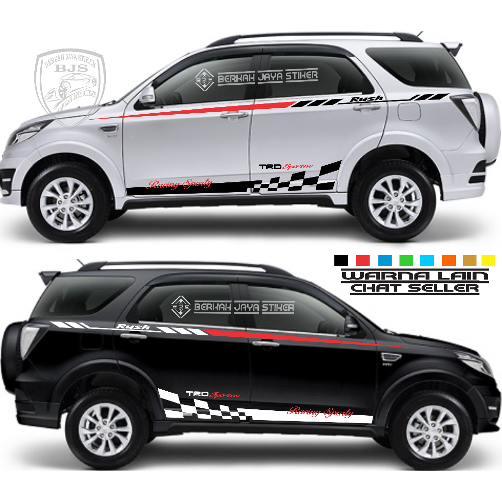 Toyota rush trd sportivo Car sticker daihatsu terios toyota rush Etc ...