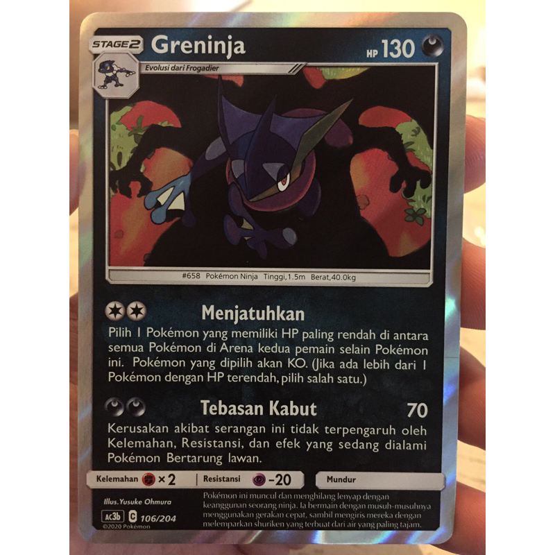 Pokemon Card GRENINJA SHADOW CHARIZARD INDONESIA FOIL | Shopee Malaysia