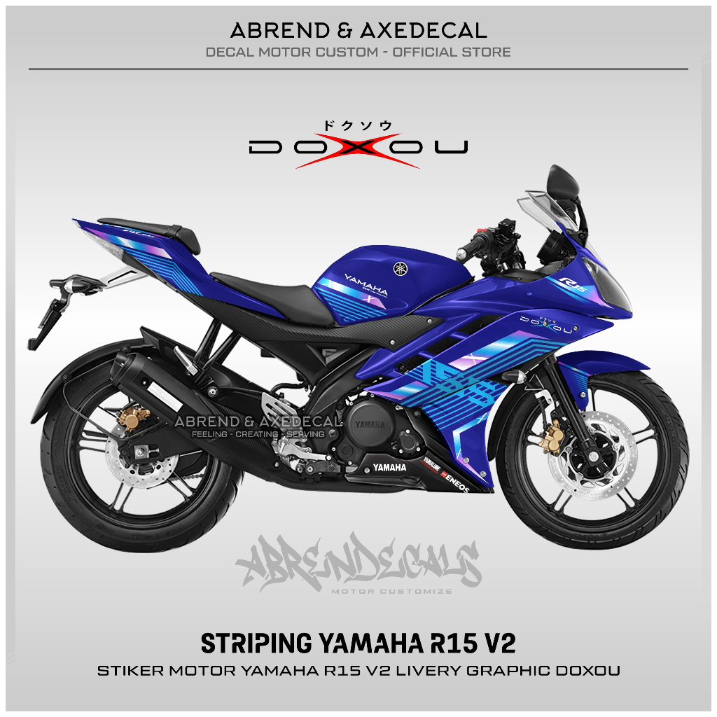 Striping R15 V2 DOXOU GRAFIST CUSTOM VARIATIONS / YAMAHA R15 V2 ...