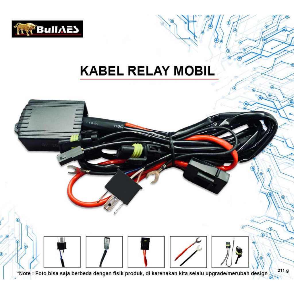 Relay Cable Set Bilens Projector Lens Biled Bi-led AES | Shopee Malaysia