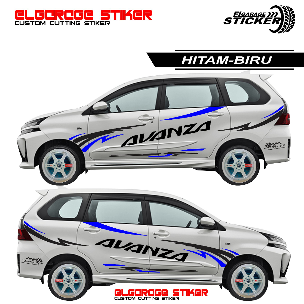 Avanza xenia Car Sticker cutting Sticker Side body Variation all avanza ...