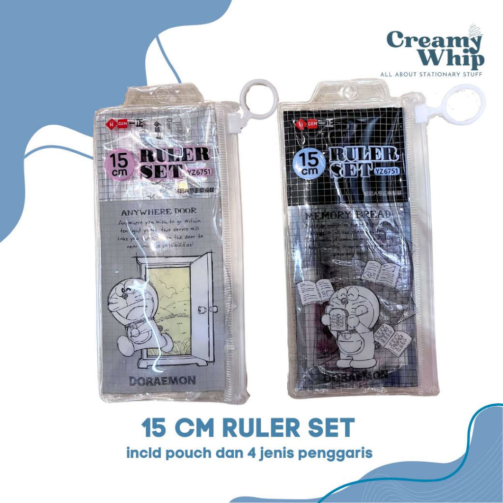 Dora*mon Ruler Set Stationery Set Ruler Various Sets of Mathematics ...