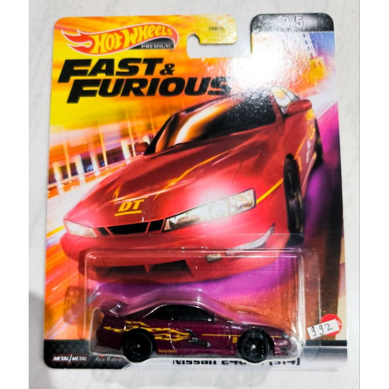 Hotwheels Premium Nissan 240sx S14 Fast And Furious Shopee Malaysia