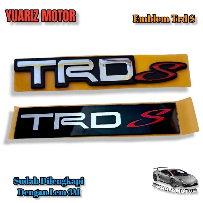 Original TRD S Written Emblem Logo / Original TRD S Written Emblem ...