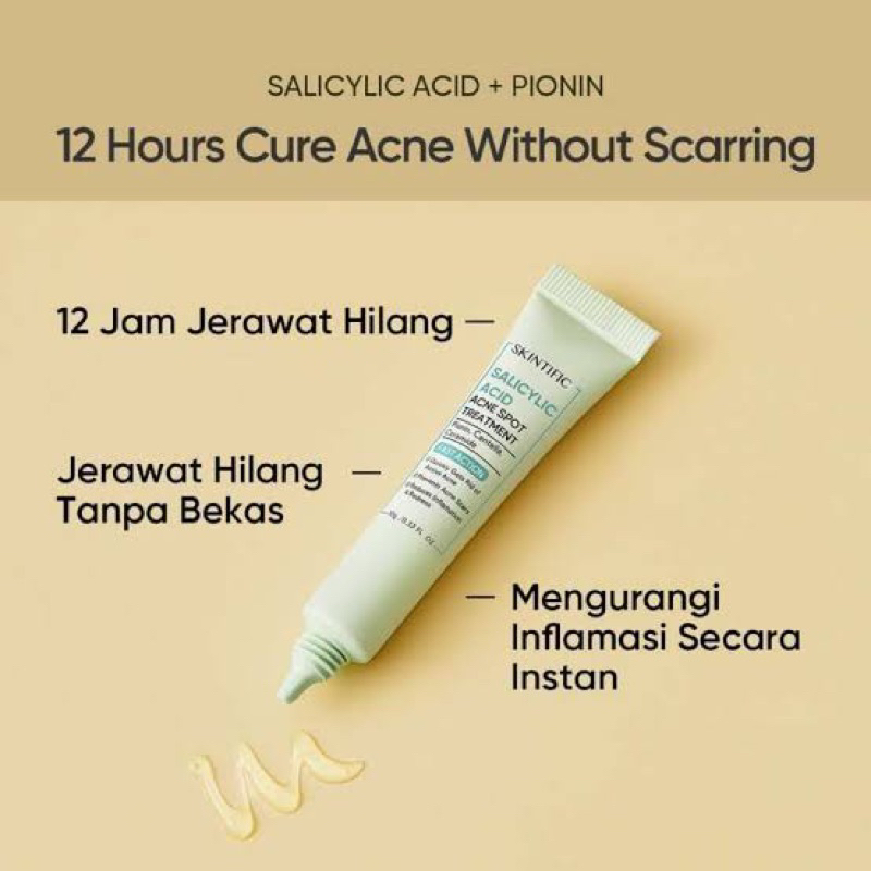 Skintific salicylic acid acne spot treatment 10g Shopee Malaysia