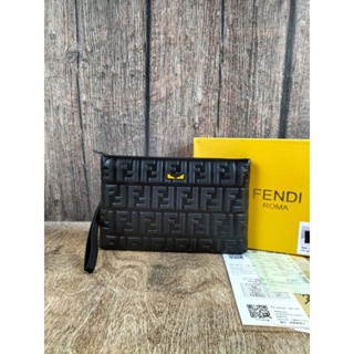 Fendi Men Pouch Clutch, Luxury, Bags & Wallets on Carousell