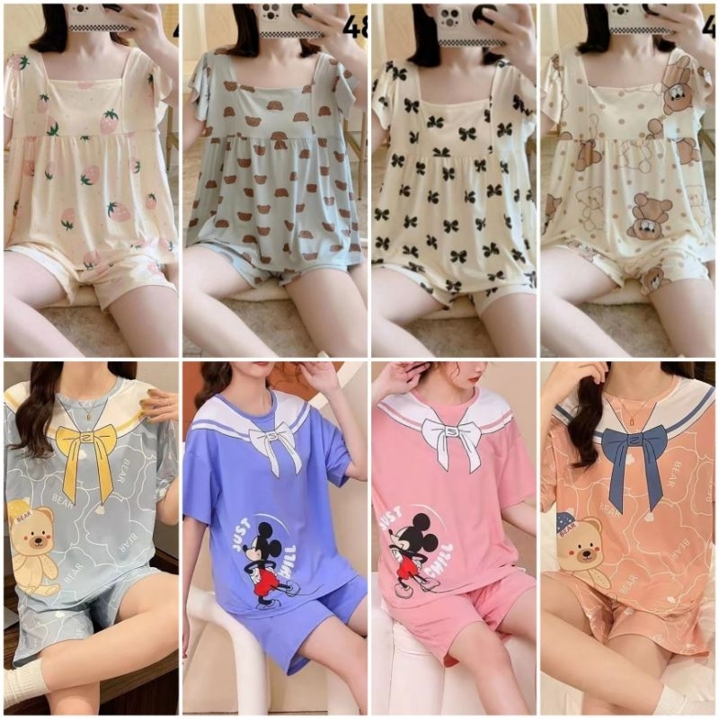 Pajama Sleepwear For Women IMPORT Sleepwear Suit IMPORT Shopee Malaysia