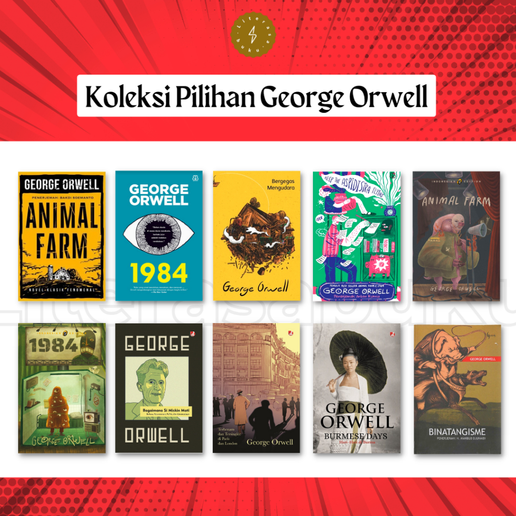 Goerge Orwell Book Collection - Animal Farm - 1984 - Animalsism ...