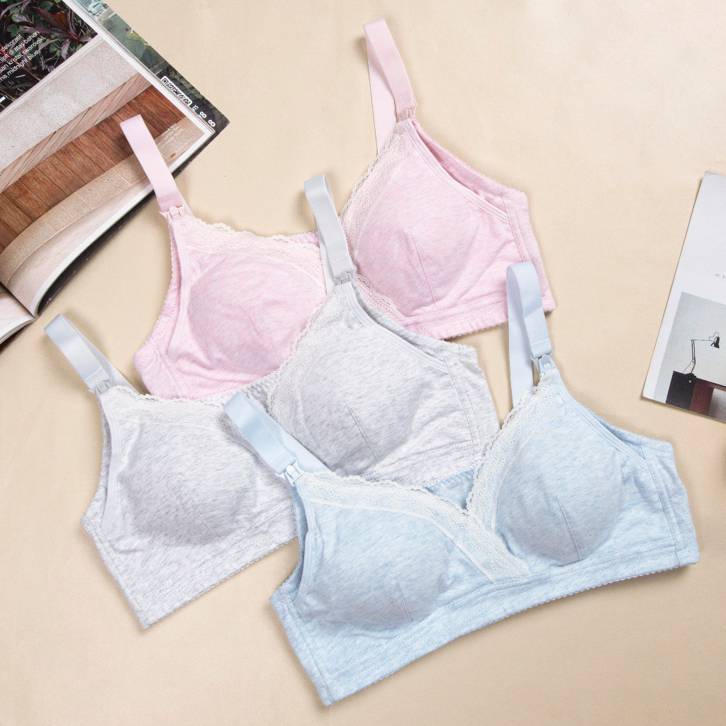 Hw Wireless Nursing Bra 4hook Lace List Women's Breastfeeding