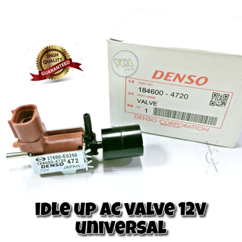 Idle UP AC VALVE/SELENOID 12V UNIVERSAL NO PART 184600 4720 Shopee